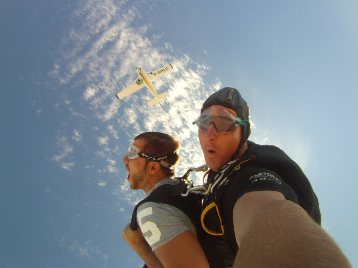 Escursione Skydive in tandem