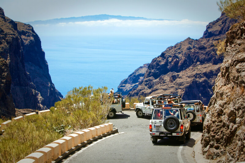 Excursion Visit to la gomera from tenerife on jeep