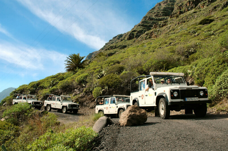 Excursion Visit to la gomera from tenerife on jeep